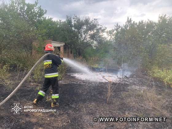 На Кіровоградщині у житловому секторі виникло три пожежі (ФОТО)